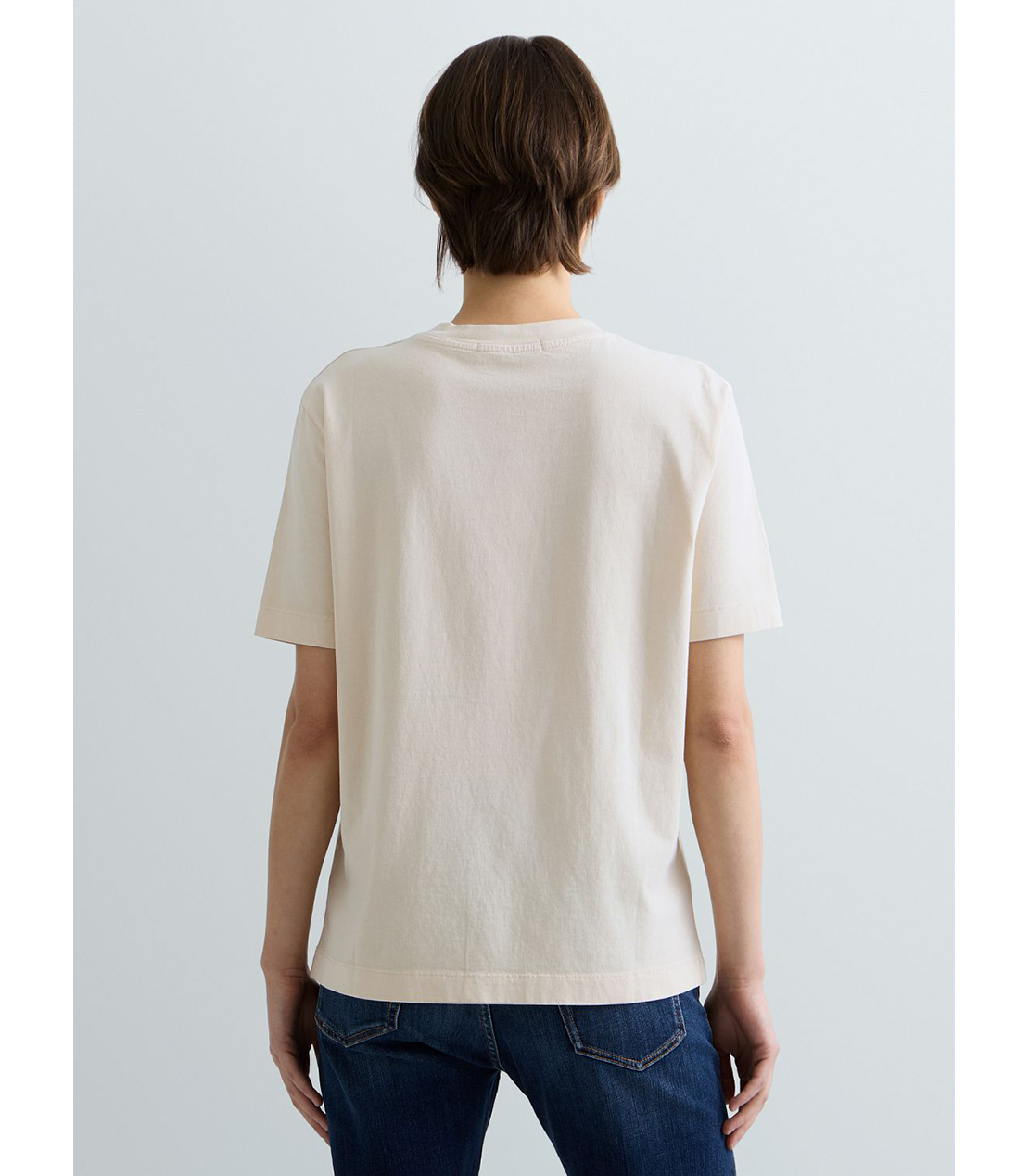 ボクシーフィット Tシャツ 詳細画像 アイボリー 3